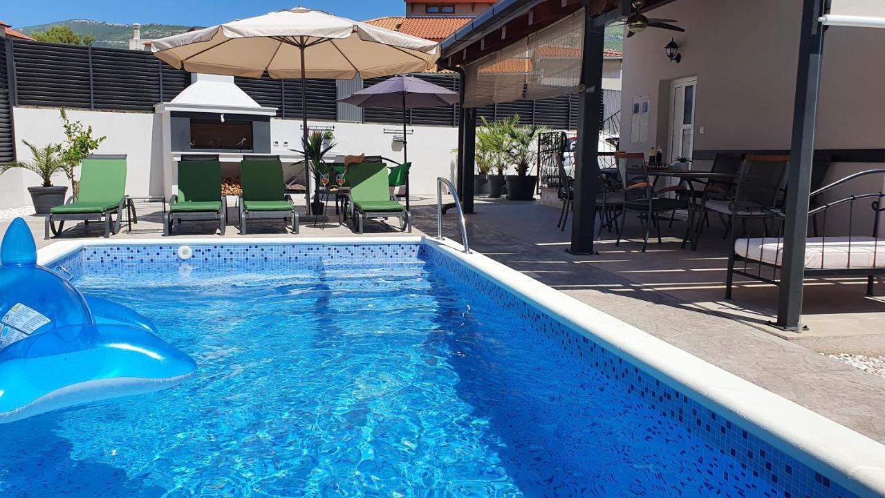 Villa Fides With Private Pool, Garden And Sea View Kastel Novi Exterior photo