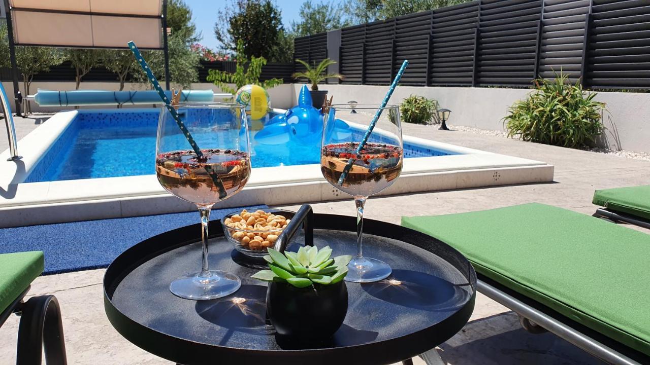 Villa Fides With Private Pool, Garden And Sea View Kastel Novi Exterior photo