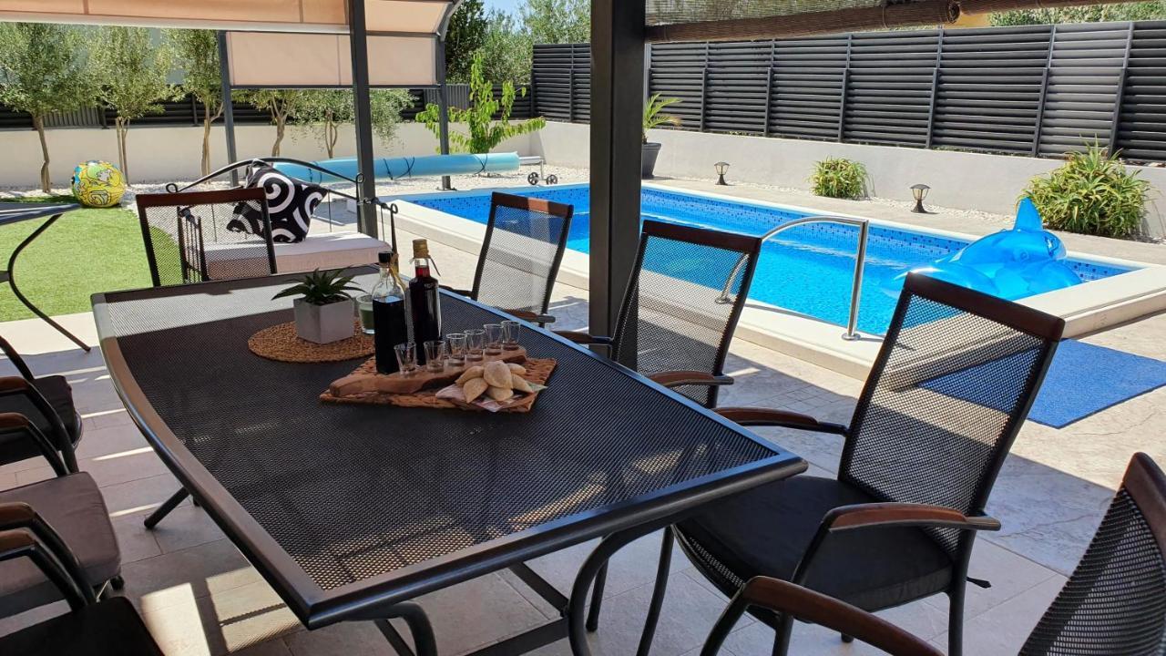 Villa Fides With Private Pool, Garden And Sea View Kastel Novi Exterior photo