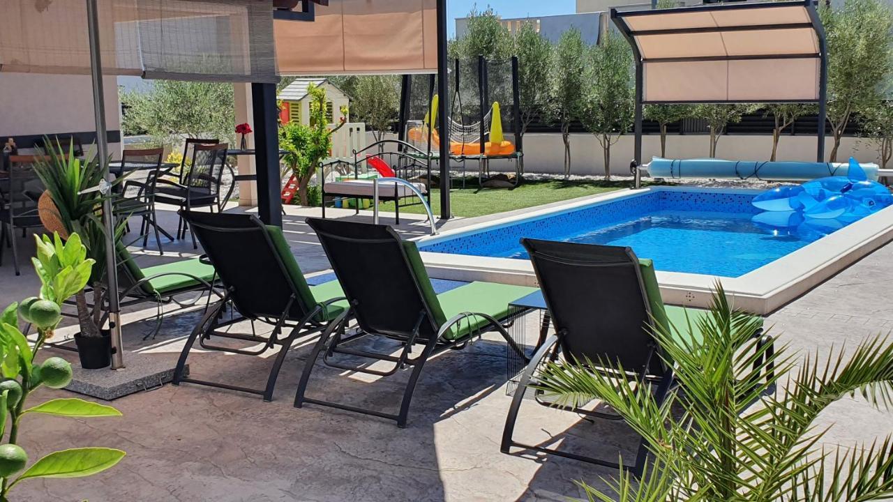 Villa Fides With Private Pool, Garden And Sea View Kastel Novi Exterior photo