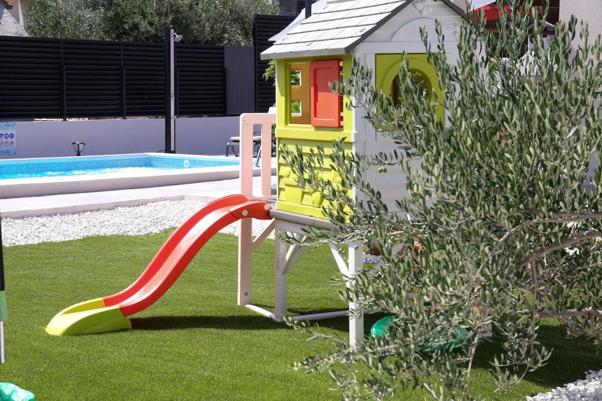Villa Fides With Private Pool, Garden And Sea View Kastel Novi Exterior photo